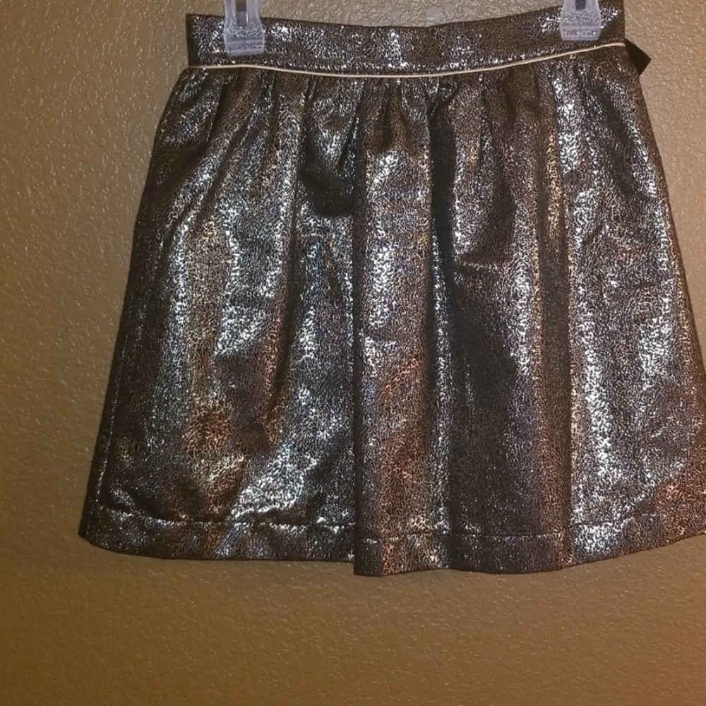 Black and gold skirt